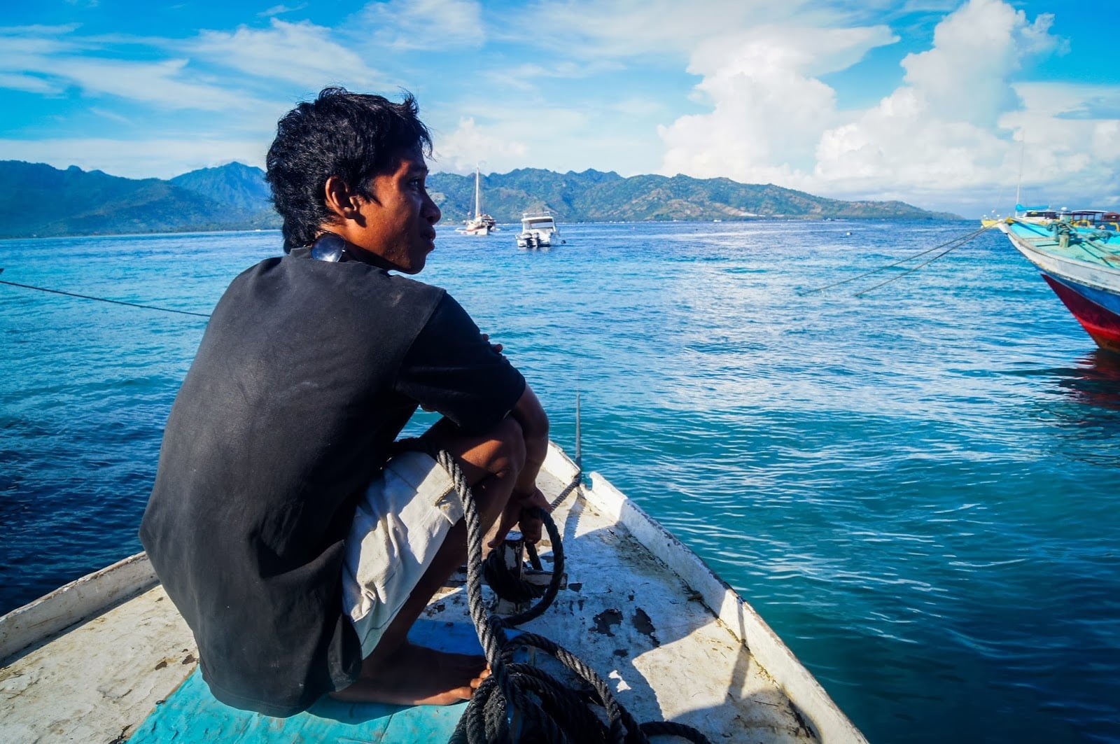 barco de gili air a lombok