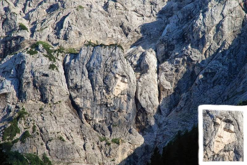 Roca con forma de Ajdovska deklica