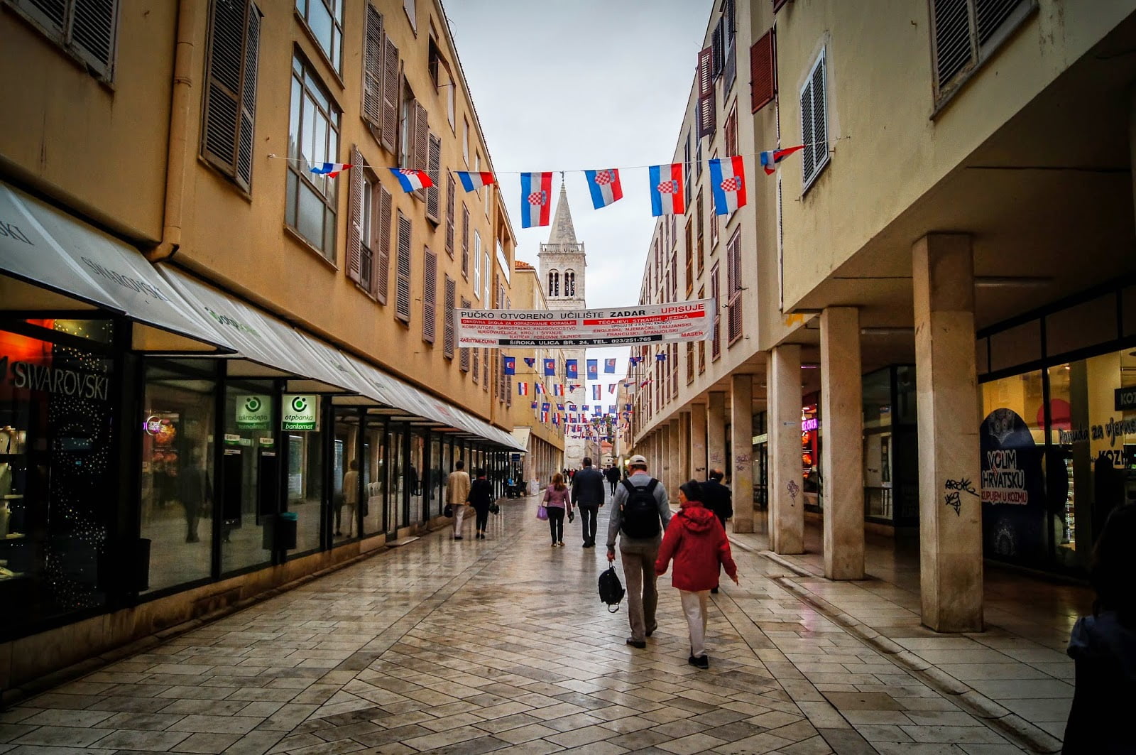 Calle Siroka de Zadar