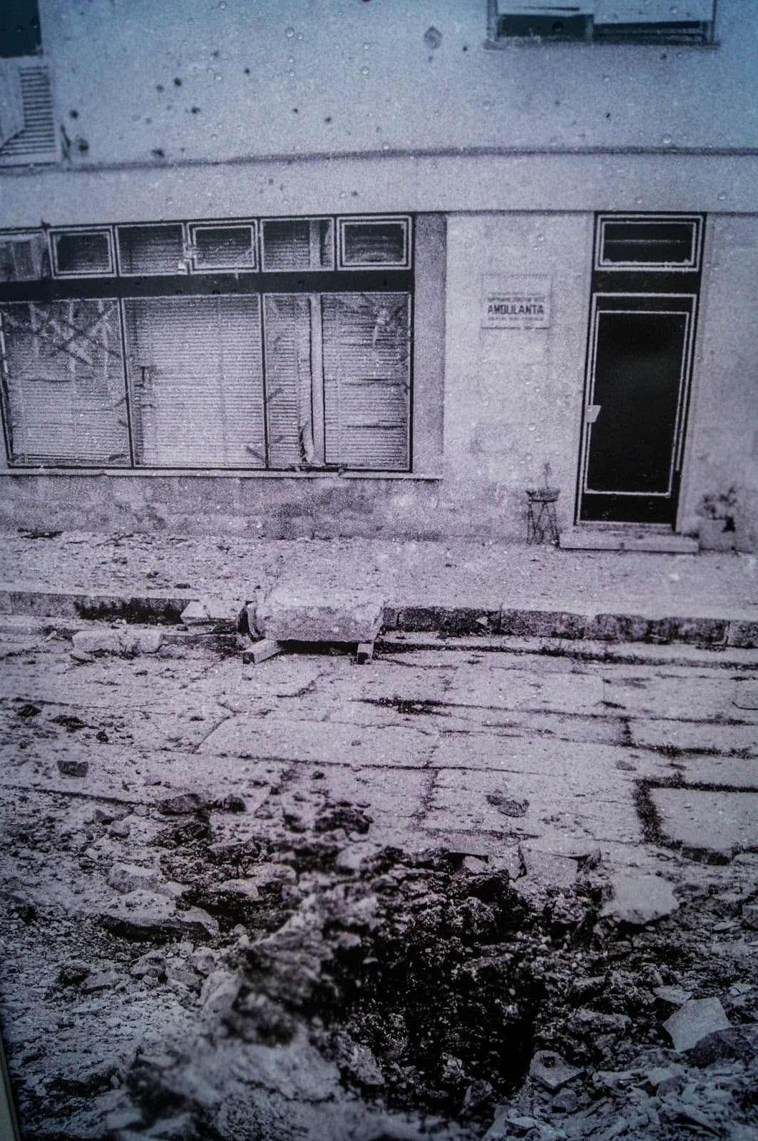 Foto de la guerra contra los serbios, Zadar