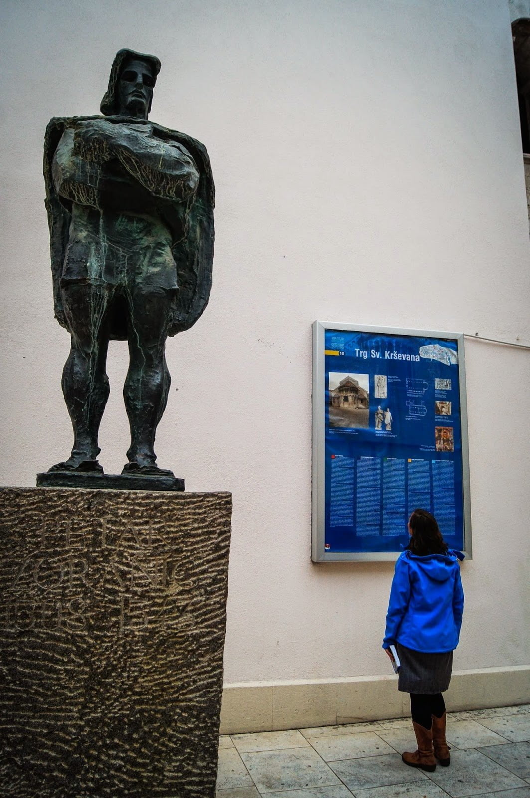 estatua de Zadar, Hrvatska = Croacia