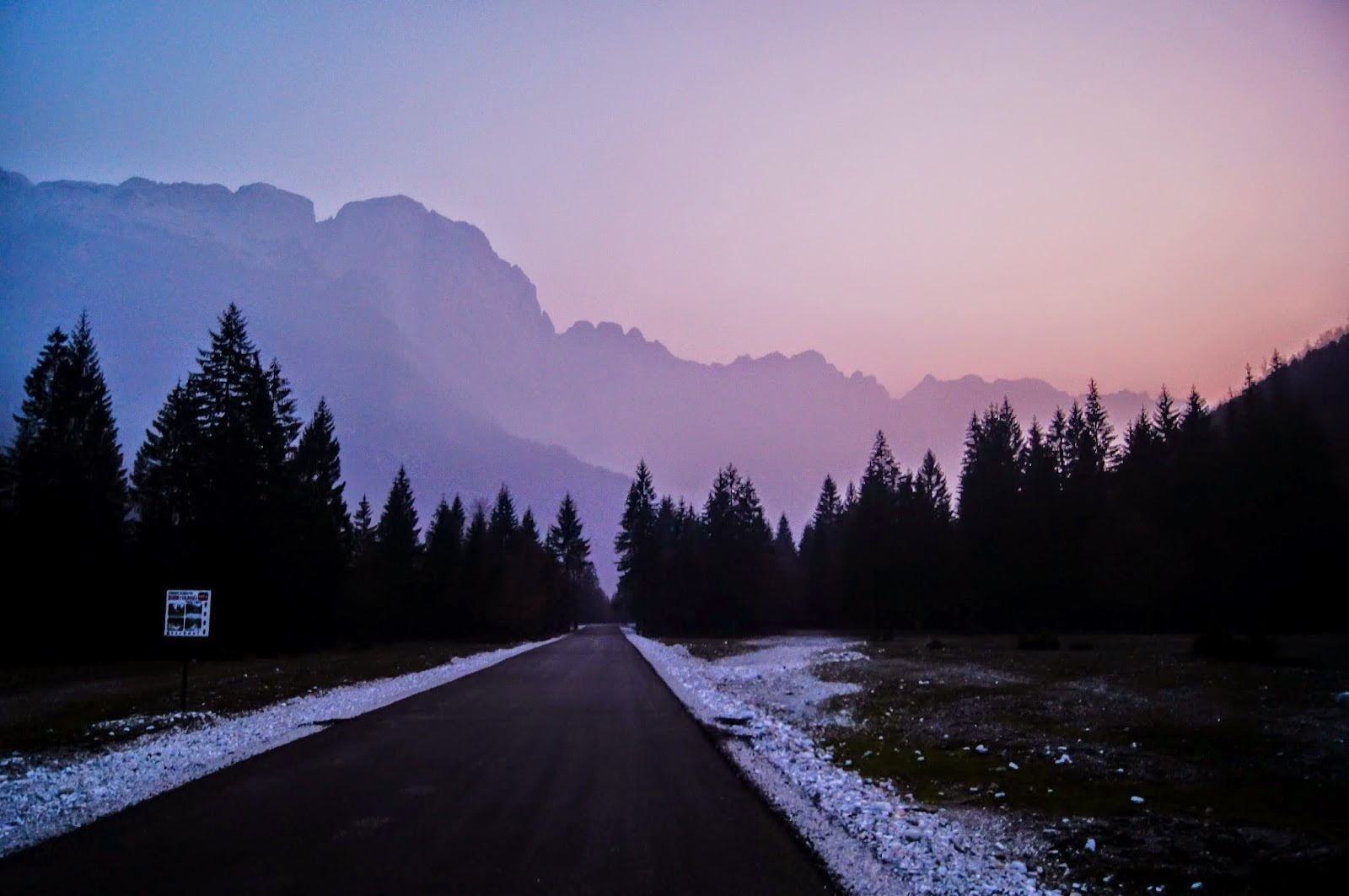 Carretera en Valbona