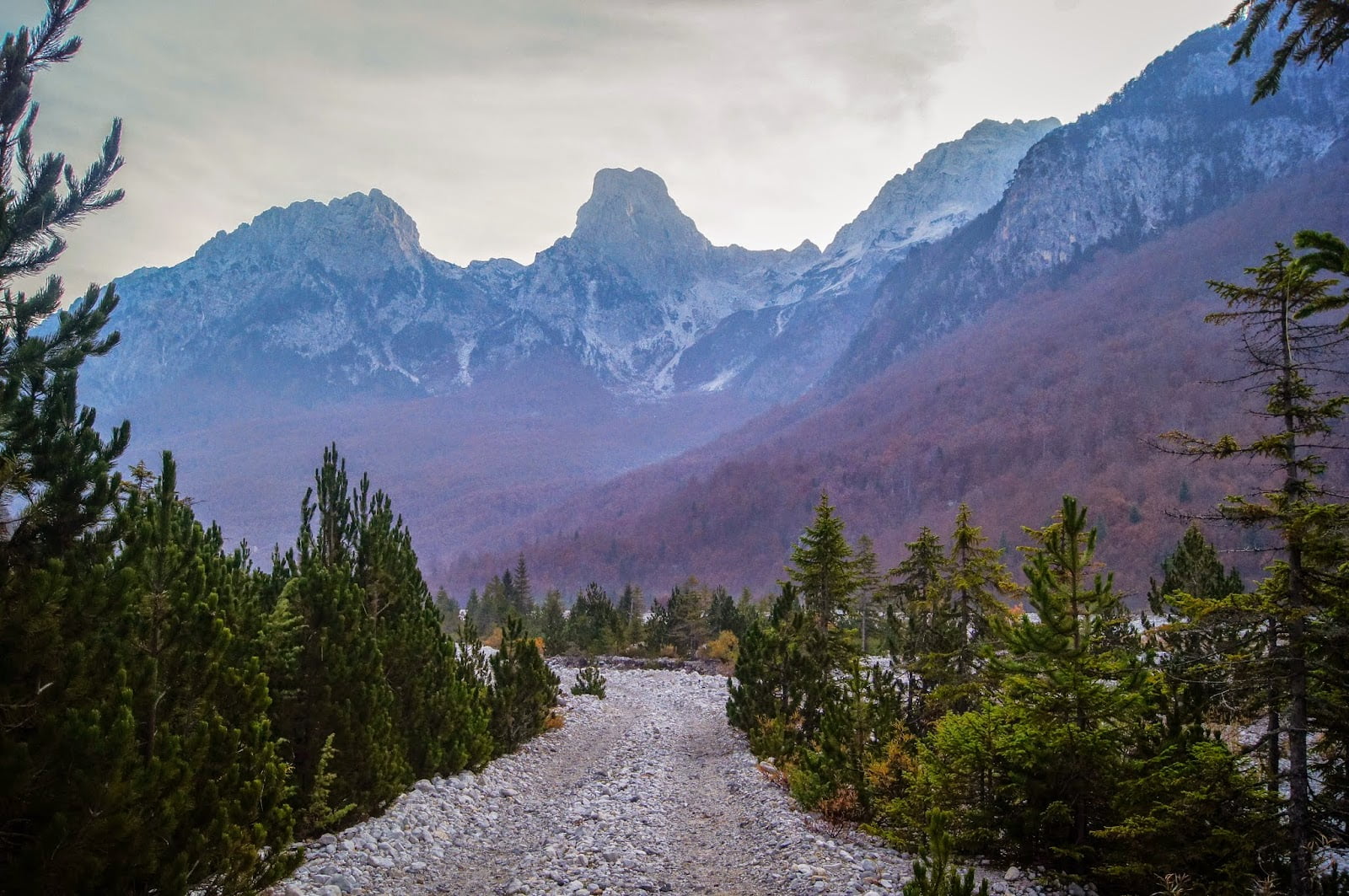 Inicio de la caminata Valbona - Theth