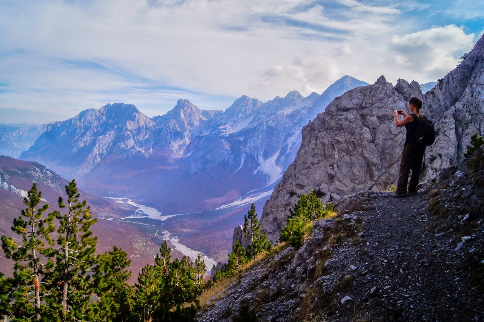 Punto más alto de la ruta de la caminata Valbona - Theth