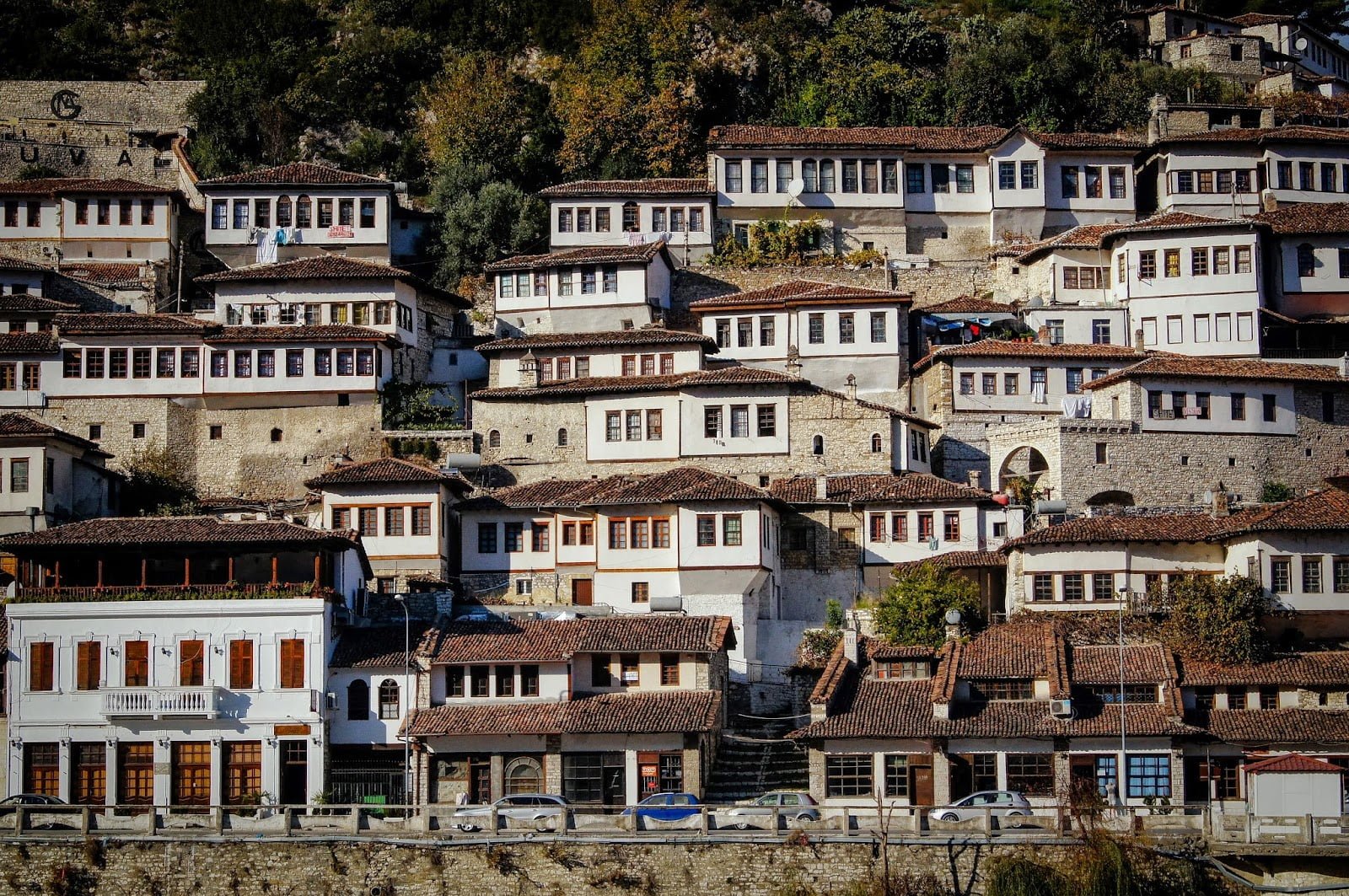 Vistas de Berat, la ciudad de las mil ventanas.