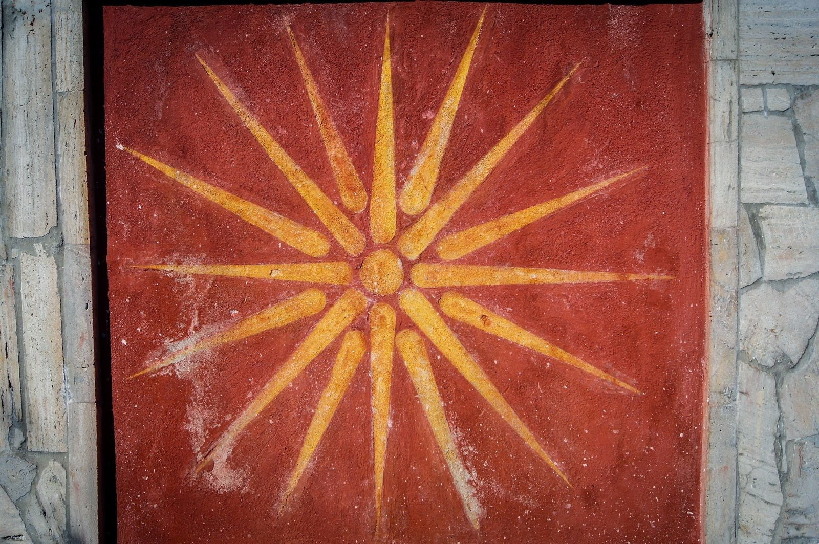 Bandera macedonia entre 1992 y 1995 Bandera macedonia entre 1992 y 1995