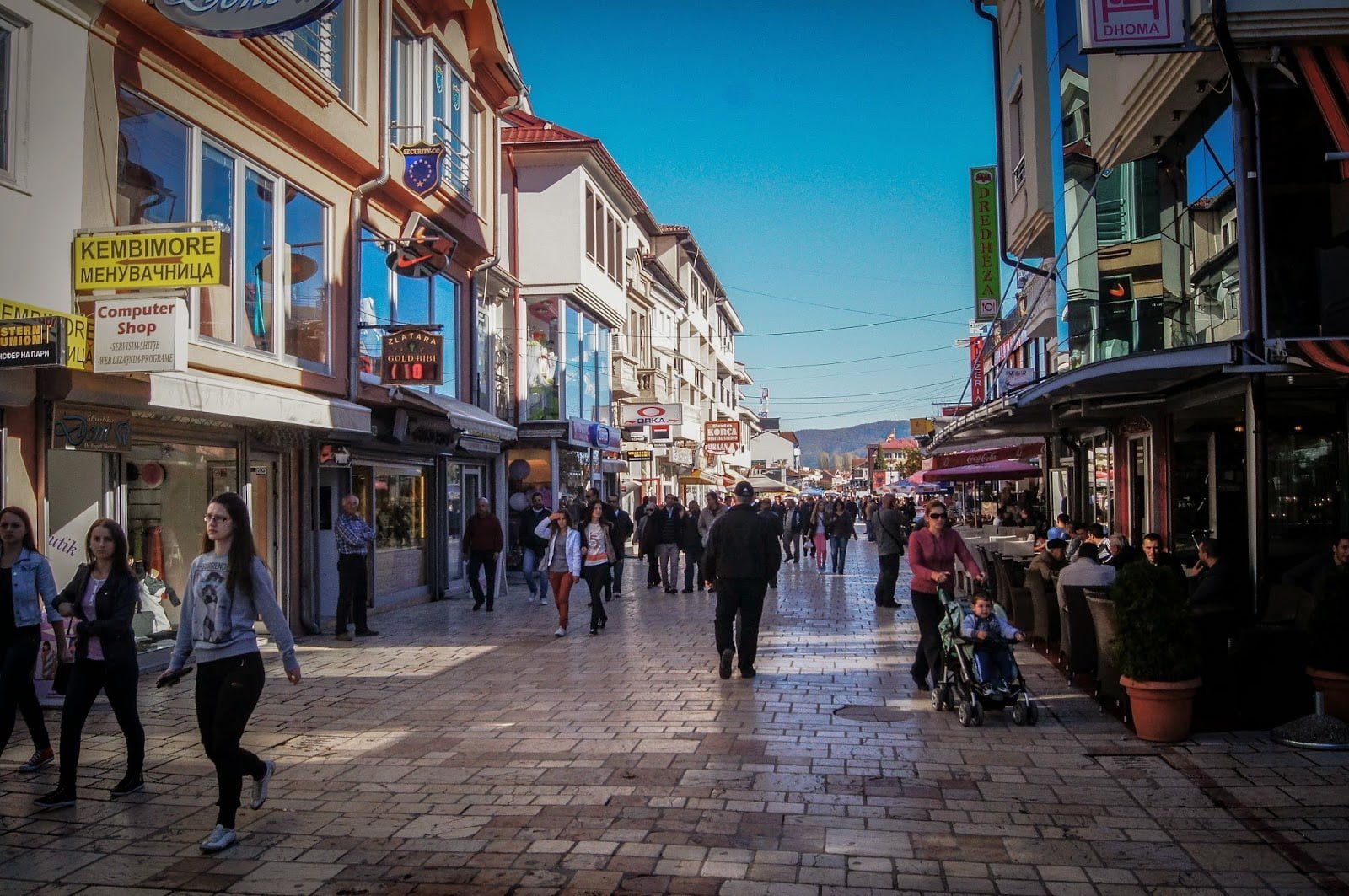 Calle principal de Struga Calle principal de Struga