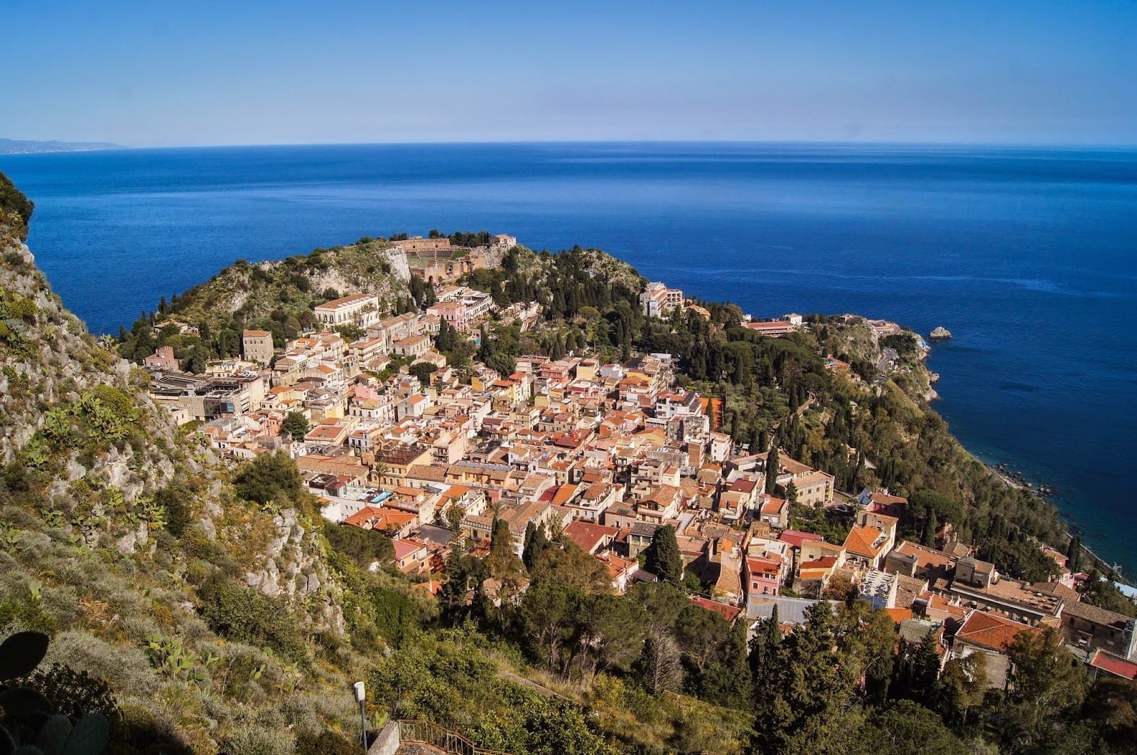 Taormina desde más arriba