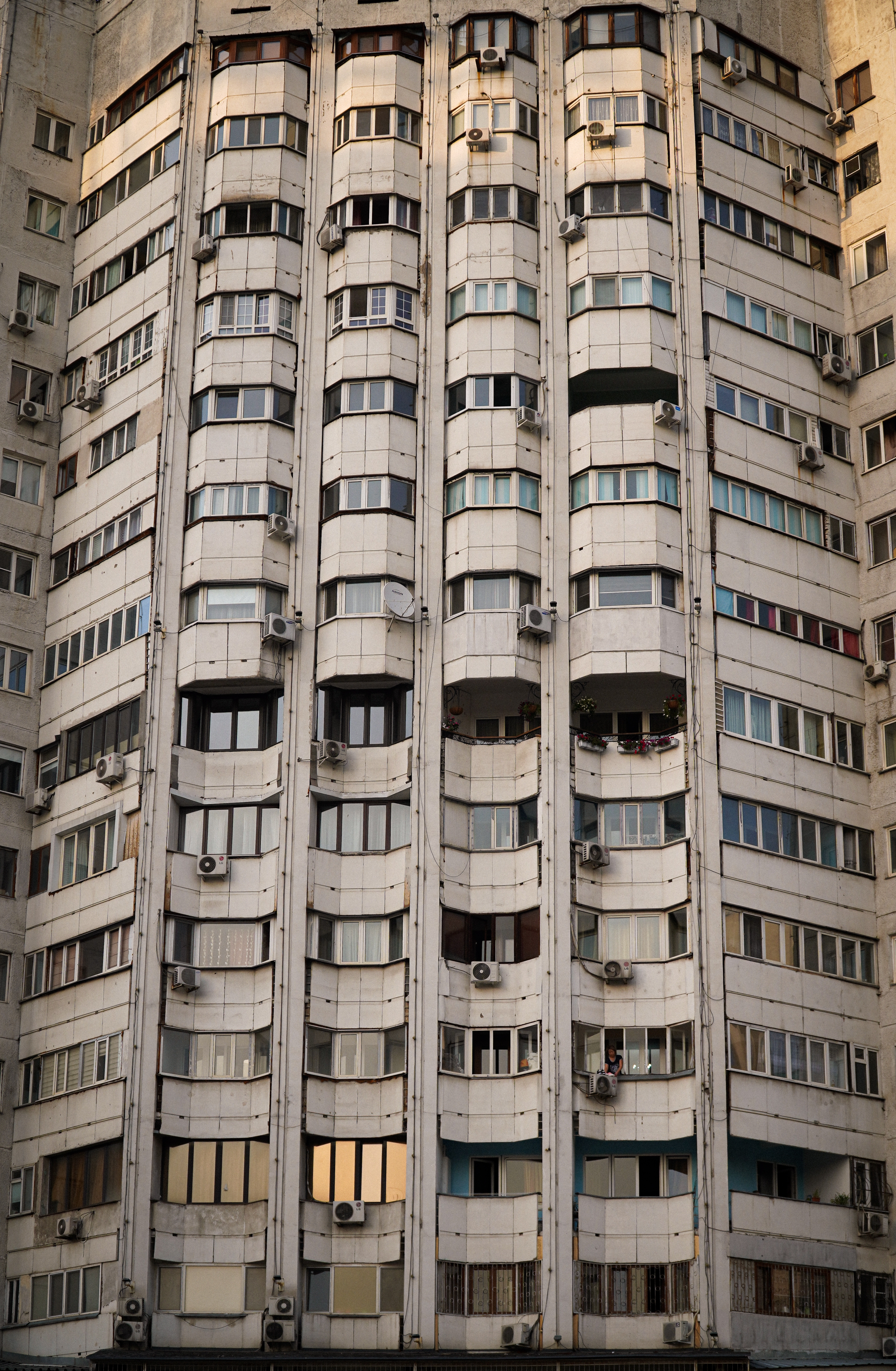 Edificio soviético en Almaty